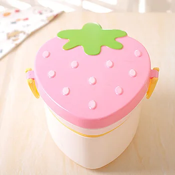 500ml Strawberry Shape Lunch Box,2 Layer Food Fruit Storage Bento Boxs Red Pink Microwave Tableware Kid Cute School Bowl
500ml Strawberry Shape Lunch Box,2 Layer Food Fruit Storage Bento Boxs Red Pink Microwave Tableware Kid Cute School Bowl