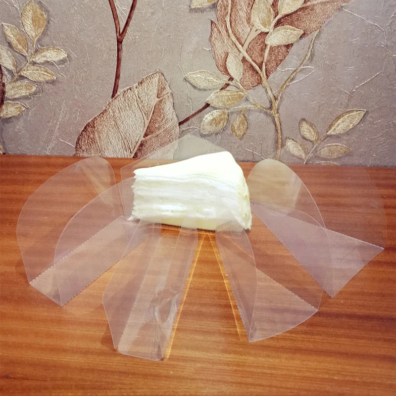100pcs Clear Plastic Mousse Edge Wrap Cake Dessert Surrounding Hard Bound Decorative Sheet Cake Display Holder
100pcs Clear Plastic Mousse Edge Wrap Cake Dessert Surrounding Hard Bound Decorative Sheet Cake Display Holder