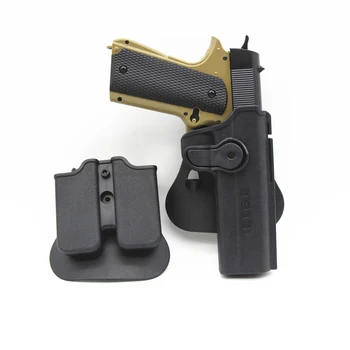 Tactical IMI Holster for Colt 1911 Hunting Belt Loop Paddle Gun Pistol Holsters with Mag Magazine Pouch hunting Accessories
Tactical IMI Holster for Colt 1911 Hunting Belt Loop Paddle Gun Pistol Holsters with Mag Magazine Pouch hunting Accessories