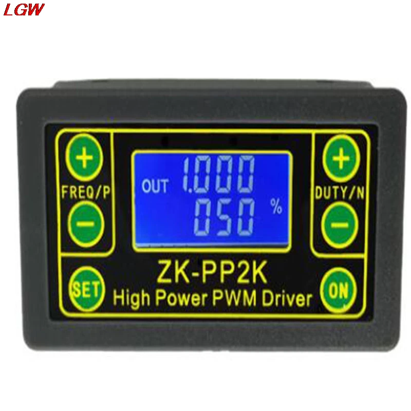 High-power PWM dimming motor speed control solenoid valve pulse number frequency duty cycle adjustable cycle delay PP2K
High-power PWM dimming motor speed control solenoid valve pulse number frequency duty cycle adjustable cycle delay PP2K
