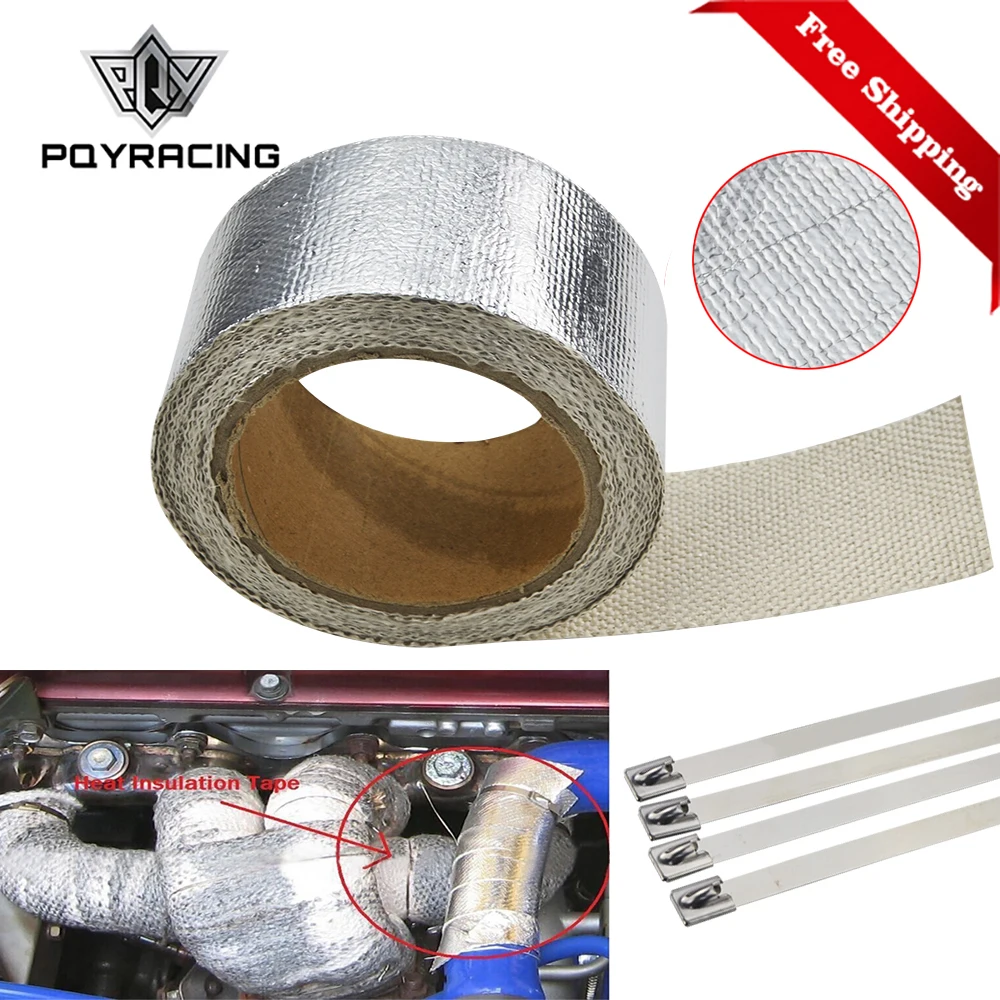 Free Shipping Car Aluminum Reinforced Tape Heat Shield Resistant Wrap For All Intake pipe / Suction Kit WITH 4PCS TIES 1611
Free Shipping Car Aluminum Reinforced Tape Heat Shield Resistant Wrap For All Intake pipe / Suction Kit WITH 4PCS TIES 1611