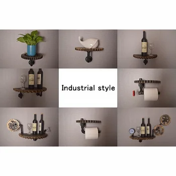Retro Water Pipe Gear Wall Shelf Bar American-style Shelf Wall Partition Wall-mounted Home Decoration Wall Shelves
Retro Water Pipe Gear Wall Shelf Bar American-style Shelf Wall Partition Wall-mounted Home Decoration Wall Shelves