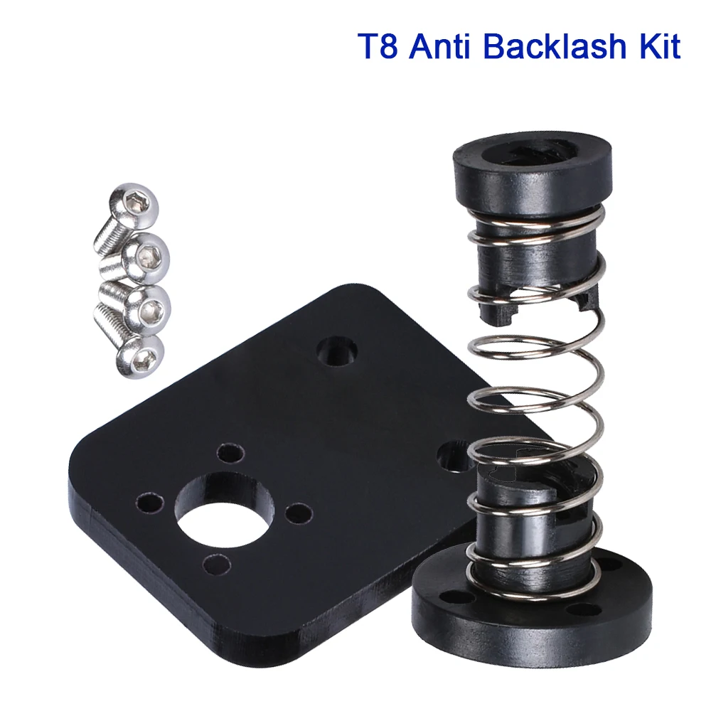 T8 Anti Backlash Kit Z-axis Spring Loaded Nut Upgrade T8 Nut For DIY 8mm Acme Threaded Rod Lead Screw 3D Printer Parts CNC
T8 Anti Backlash Kit Z-axis Spring Loaded Nut Upgrade T8 Nut For DIY 8mm Acme Threaded Rod Lead Screw 3D Printer Parts CNC