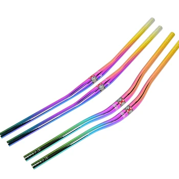 Bicycle Riser Rainbow Handlebar 31.8*800MM XC MTB AM Downhill Racing Bike Handlebar Mountain Road Bike Colorful Handlebar
Bicycle Riser Rainbow Handlebar 31.8*800MM XC MTB AM Downhill Racing Bike Handlebar Mountain Road Bike Colorful Handlebar