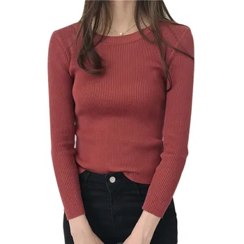 Autumn O-Neck Sweater Knitted Fashion Womens Sweaters 2019 Winter Tops For Women Pullover Jumper Pull Femme Hiver Truien Dames
Autumn O-Neck Sweater Knitted Fashion Womens Sweaters 2019 Winter Tops For Women Pullover Jumper Pull Femme Hiver Truien Dames