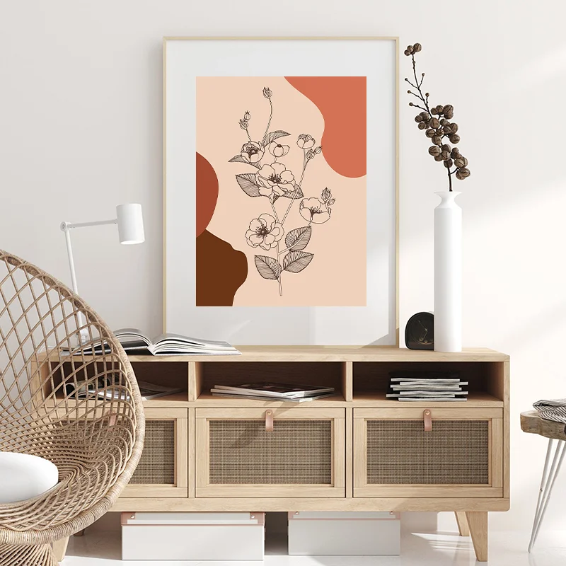 Wall Art Canvas Painting Botanical Flower Line Drawing Abstract Gallery Minimalist Beige Orange Floral Poster Home Decor
Wall Art Canvas Painting Botanical Flower Line Drawing Abstract Gallery Minimalist Beige Orange Floral Poster Home Decor