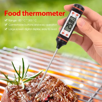 Kitchen Digital Thermometer Electronic Fast shipping Hot Food Baking Pen LED Probe Type Liquid Barbecue Oil Cooking Tool
Kitchen Digital Thermometer Electronic Fast shipping Hot Food Baking Pen LED Probe Type Liquid Barbecue Oil Cooking Tool