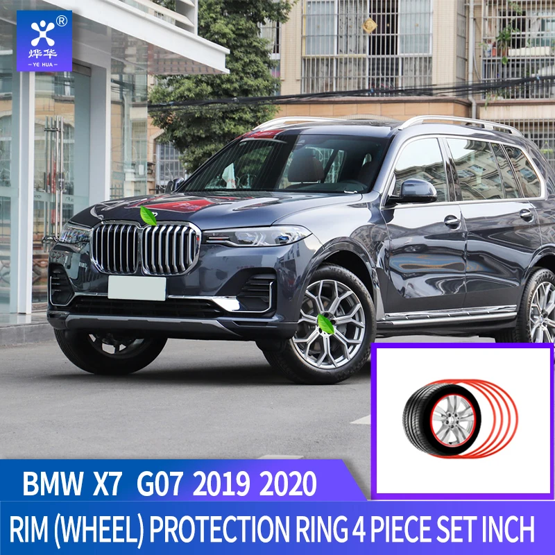 Rim (Wheel) Protection Ring Fit For BMW X7 G07 2019 2020 19''20' 4 Piece Set Inch Hub Cap Leather Hub Conservation Circ
Rim (Wheel) Protection Ring Fit For BMW X7 G07 2019 2020 19''20' 4 Piece Set Inch Hub Cap Leather Hub Conservation Circ