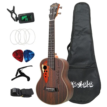 26 Inch Tenor Ukulele Grape Sound Hole Hawaiian Guitar 4 Strings Rosewood Ukelele Set with Bag
26 Inch Tenor Ukulele Grape Sound Hole Hawaiian Guitar 4 Strings Rosewood Ukelele Set with Bag