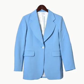 Women Coat 2020 Spring / Summer New Style Loose Single Button V Neck Women Coat
Women Coat 2020 Spring / Summer New Style Loose Single Button V Neck Women Coat
