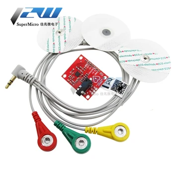 AD8232 Ecg module, ecg measurement module, ecg heart pulse monitoring sensor module, Diy kit
AD8232 Ecg module, ecg measurement module, ecg heart pulse monitoring sensor module, Diy kit
