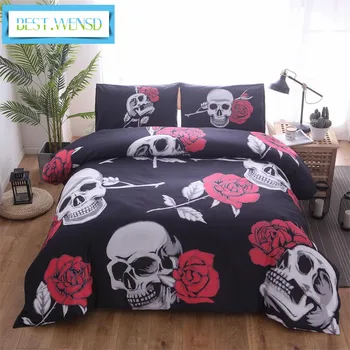 2/3pcs Super size and trumpet Jacquard bedding set,winter 3d rose skull ,Include soft (duvet cover +pillowcases)- no bedspread
2/3pcs Super size and trumpet Jacquard bedding set,winter 3d rose skull ,Include soft (duvet cover +pillowcases)- no bedspread