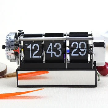 Table Alarm Flip Clock Antique Retro Style Digital Dynamic with Alarm Clock Gift Desk Table Gear Operated Auto Flip Clock
Table Alarm Flip Clock Antique Retro Style Digital Dynamic with Alarm Clock Gift Desk Table Gear Operated Auto Flip Clock