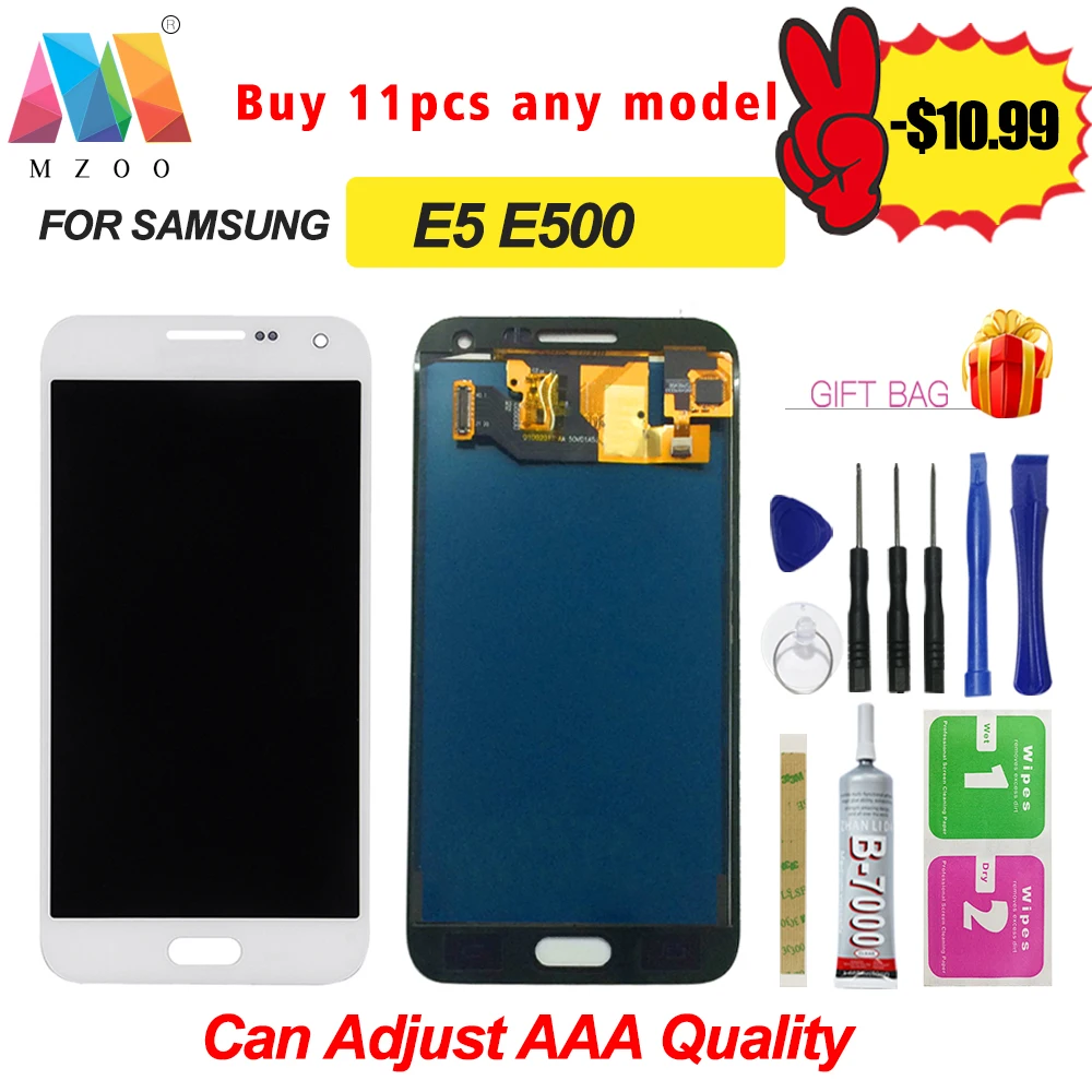 Для Samsung gаlaxy E5 ЖК дисплей E500 E500F E500H E500M с сенсорным экраном дигитайзер Датчик
