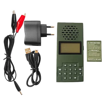 Hunting MP3 Player Bird Caller 20W 126DB Electric Speaker with 150 Bird Voices Goose Duck Predator Wildlife Hunting Decoy,EU Plu 
Hunting MP3 Player Bird Caller 20W 126DB Electric Speaker with 150 Bird Voices Goose Duck Predator Wildlife Hunting Decoy,EU Plu