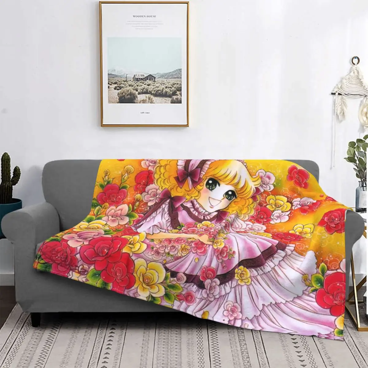 Anime Candy Candy Blanket Kawaii Cute Girl Flowery Fuzzy Vintage Breathable Throw Blankets for Coverlet Spring Autumn
Anime Candy Candy Blanket Kawaii Cute Girl Flowery Fuzzy Vintage Breathable Throw Blankets for Coverlet Spring Autumn