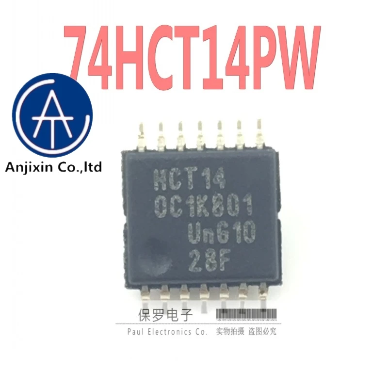 10 шт. 100% оригинальный новый инвертор 74HCT14PW 74HCT14 HCT14 TSSOP-14 в наличии
10 шт. 100% оригинальный новый инвертор 74HCT14PW 74HCT14 HCT14 TSSOP-14 в наличии