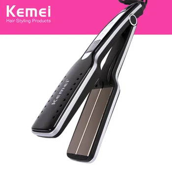 KEMEI Professional LCD Display Steam Flat Iron Hair Straightener Straightening Iron Hair Styling Tools KM8817
KEMEI Professional LCD Display Steam Flat Iron Hair Straightener Straightening Iron Hair Styling Tools KM8817