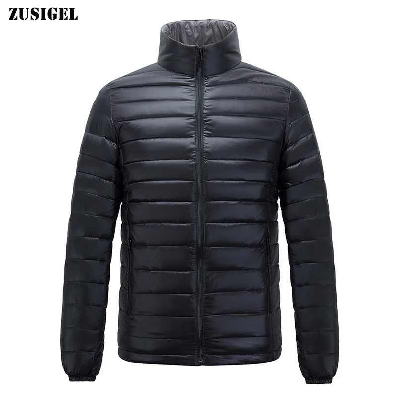 ZUSIGEL 2019 New Solid Casual Ultra Thin Down Jacket Men Collar Zipper Men Down Jacket Protable Camouflage Down Coats Men Parka
ZUSIGEL 2019 New Solid Casual Ultra Thin Down Jacket Men Collar Zipper Men Down Jacket Protable Camouflage Down Coats Men Parka