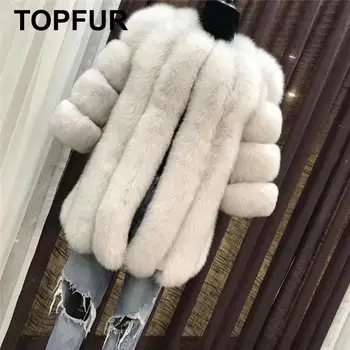 TOPFUR Winter Warm Real Fox Fur Coat For Women Full Pelt Fashion Natrual Fox fur Jacket For Female Winter Real Fur Coat
TOPFUR Winter Warm Real Fox Fur Coat For Women Full Pelt Fashion Natrual Fox fur Jacket For Female Winter Real Fur Coat