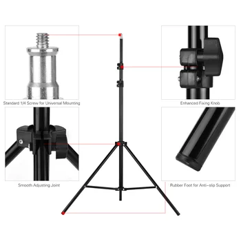 Photography Tripod Stand 2m Height Adjustable with 1/4 Mounting Screw studio light stand tripod for lighting
Photography Tripod Stand 2m Height Adjustable with 1/4 Mounting Screw studio light stand tripod for lighting