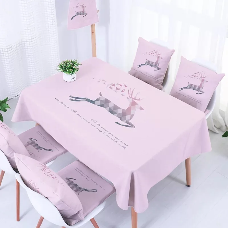 Elk Deer Christmas Luxury Table Protective Cover Eco-Friendly Tablecloth Fabric For Dining Room Restaurant Recycled Modern Life
Elk Deer Christmas Luxury Table Protective Cover Eco-Friendly Tablecloth Fabric For Dining Room Restaurant Recycled Modern Life