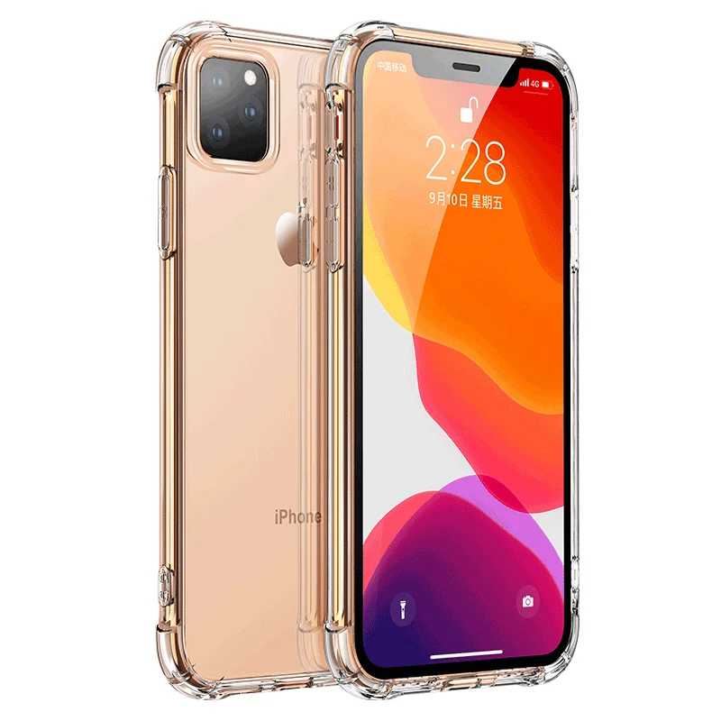Phone Case with airbag Shockproof For iPhone 11 iPhone 11 Pro for iPhone 11 Pro Max Full Protect clear tpu protection Back Cover
Phone Case with airbag Shockproof For iPhone 11 iPhone 11 Pro for iPhone 11 Pro Max Full Protect clear tpu protection Back Cover