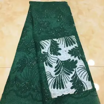 2019 Latest African Dry Lace Fabrics Green Color High Quality French Mesh Lace Fabric With Sequins For Nigerian Party Wedding 
2019 Latest African Dry Lace Fabrics Green Color High Quality French Mesh Lace Fabric With Sequins For Nigerian Party Wedding