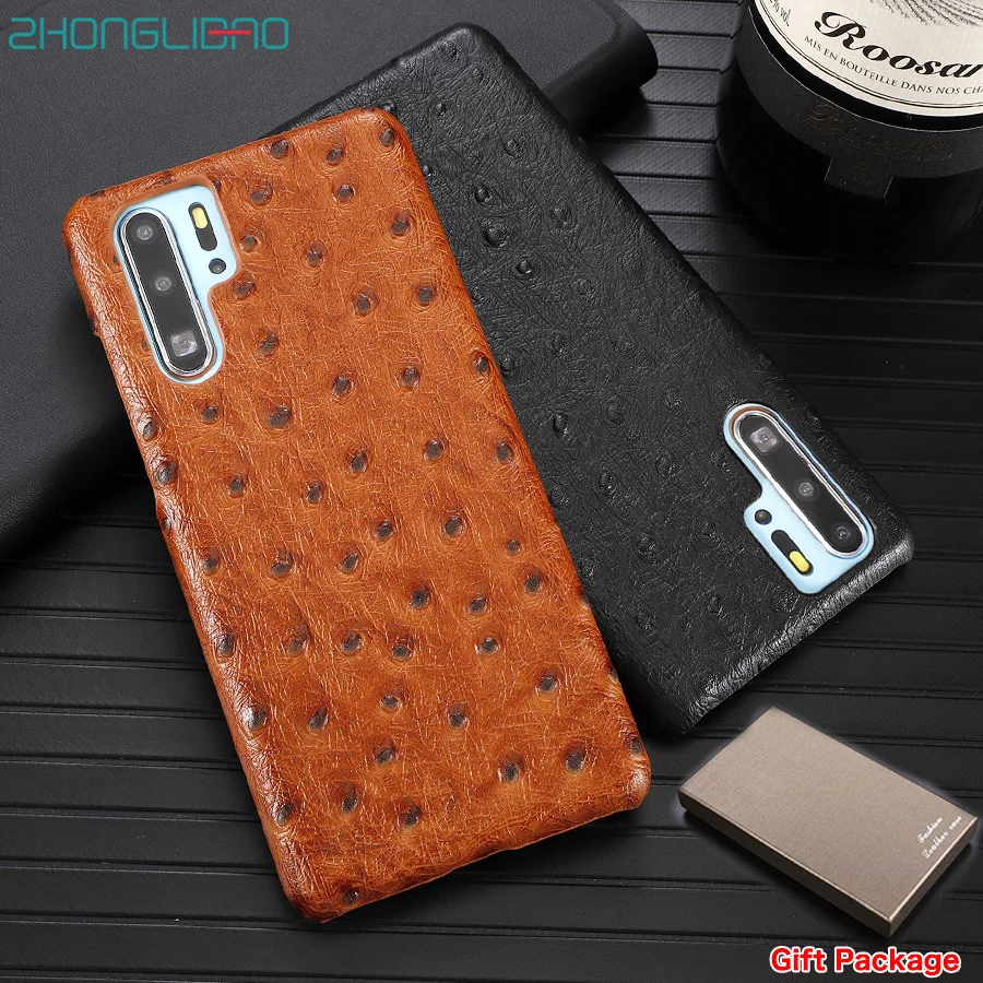 Luxury Ostrich Pattern Genuine Leather Phone Case for Huawei P30 P30pro Slim Hard Back Cover for Huawei P30 Pro Coque Huwei P30
Luxury Ostrich Pattern Genuine Leather Phone Case for Huawei P30 P30pro Slim Hard Back Cover for Huawei P30 Pro Coque Huwei P30