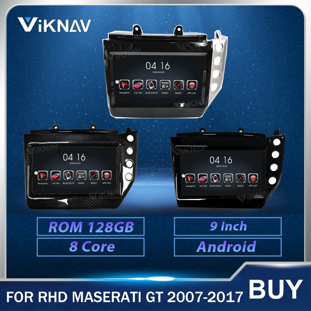 Android Car Radio for LHD RHD Maserati GT 2007-2017 Stereo Receiver Video Audio GPS Navigation IPS Screen 8 core with carplay
Android Car Radio for LHD RHD Maserati GT 2007-2017 Stereo Receiver Video Audio GPS Navigation IPS Screen 8 core with carplay