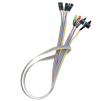 1PCS 65CM Slim PC Compute Motherboard Power Cable Original On Off Reset with LED Light PC Power Reset Switch Push Button Switch
1PCS 65CM Slim PC Compute Motherboard Power Cable Original On Off Reset with LED Light PC Power Reset Switch Push Button Switch