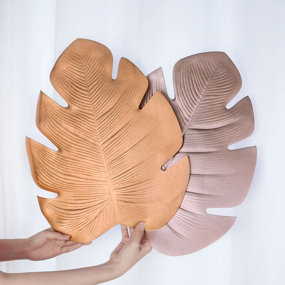 PVC Placemat For Dining Table Mat Simulation Palm Leaf Non Slip Waterproof Tableware Pad Drink Tea Coffee Coaster Home Decor
PVC Placemat For Dining Table Mat Simulation Palm Leaf Non Slip Waterproof Tableware Pad Drink Tea Coffee Coaster Home Decor