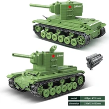 WW2 Soviet Russia KV 2 IS-2M Heavy Tank Building Blocks Military Soldier Weapon Bricks DIY War Vehicle Brick Toy For Boy Gift
WW2 Soviet Russia KV 2 IS-2M Heavy Tank Building Blocks Military Soldier Weapon Bricks DIY War Vehicle Brick Toy For Boy Gift