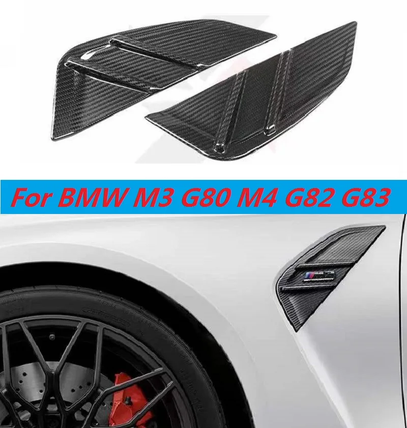MP Style Dry Carbon Fiber Car Side Fender Grille Vent Cover Trim Replacement Modified Parts For BMW M3 G80 M4 G82 G83
MP Style Dry Carbon Fiber Car Side Fender Grille Vent Cover Trim Replacement Modified Parts For BMW M3 G80 M4 G82 G83