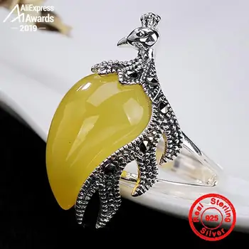 S925 Sterling Silver Israel Amber Rings Exaggerated Rings health rich lithuania Retro Chalcedony
S925 Sterling Silver Israel Amber Rings Exaggerated Rings health rich lithuania Retro Chalcedony
