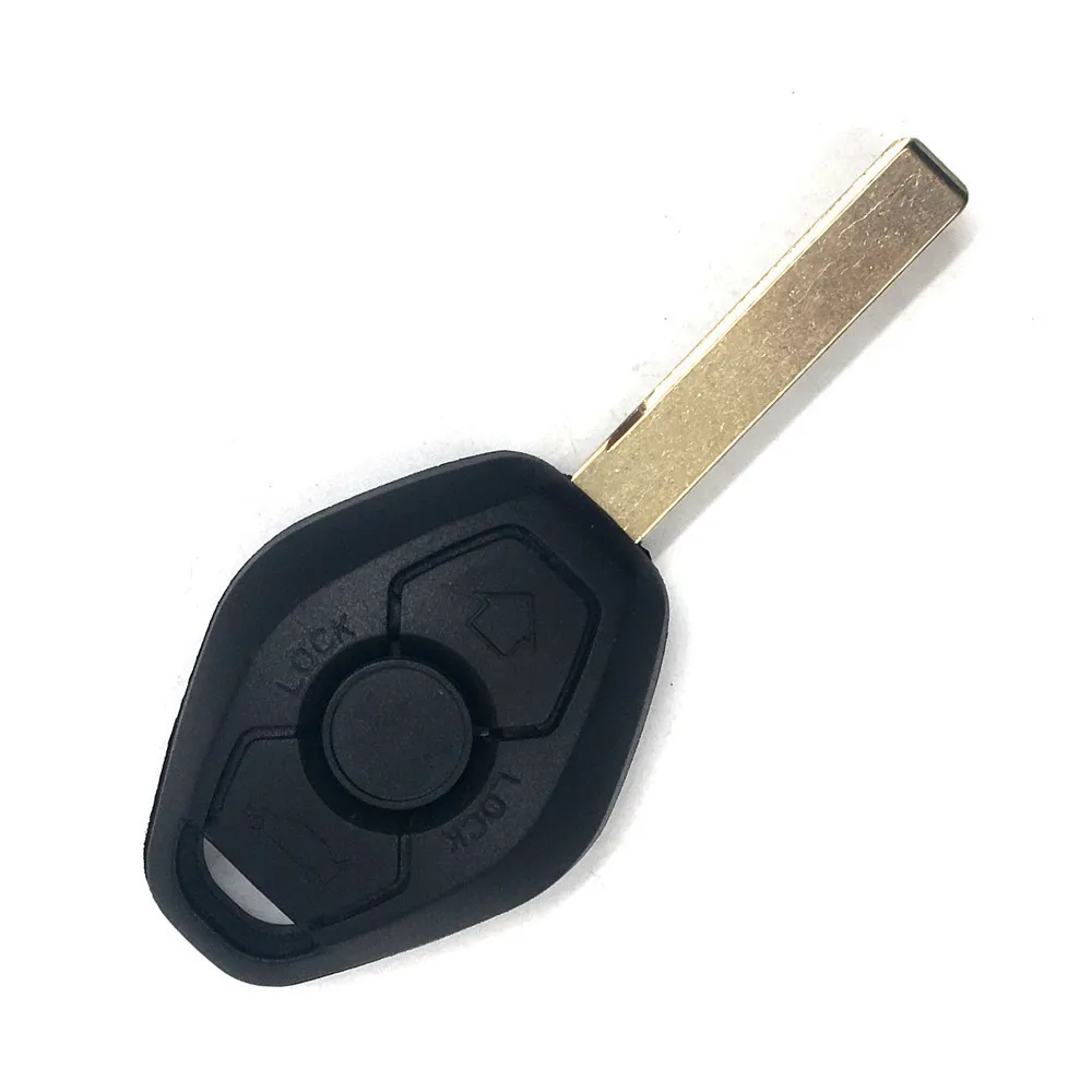 3 button For B-MW CAS2 Straight Remote Car Key 315/433MHZ With 46 Electronic Chip with HU92 Blade |