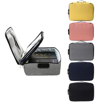2-Layer Document Storage Bag Security Code Lock Multifunctional Portable Large Certificate Organizer
2-Layer Document Storage Bag Security Code Lock Multifunctional Portable Large Certificate Organizer