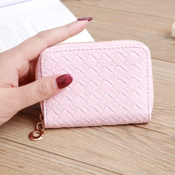 New Style Retro Weaving Students Wallet Korean-style Women's Hand-woven Zipper Card Short Wallet Mini Wallets Card Holder Bag Pu
New Style Retro Weaving Students Wallet Korean-style Women's Hand-woven Zipper Card Short Wallet Mini Wallets Card Holder Bag Pu