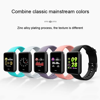 

Men's Sports Smart Watch Bluetooth Heart Rate Blood Pressure Health Monitoring Smart Watch IP67 Waterproof Calorie Consumption