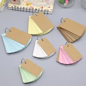 50 Sheets Multicolor Blank Paper Card Detachable Notepad Note Pad With Ring Buckle Iron Ring Hand-painted Card School Supplies
50 Sheets Multicolor Blank Paper Card Detachable Notepad Note Pad With Ring Buckle Iron Ring Hand-painted Card School Supplies