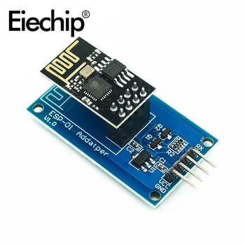 5pcs ESP8266 ESP-01 + adapter module wireless wifi module 3.3V LDO regulator for Arduino UNO R 3
5pcs ESP8266 ESP-01 + adapter module wireless wifi module 3.3V LDO regulator for Arduino UNO R 3