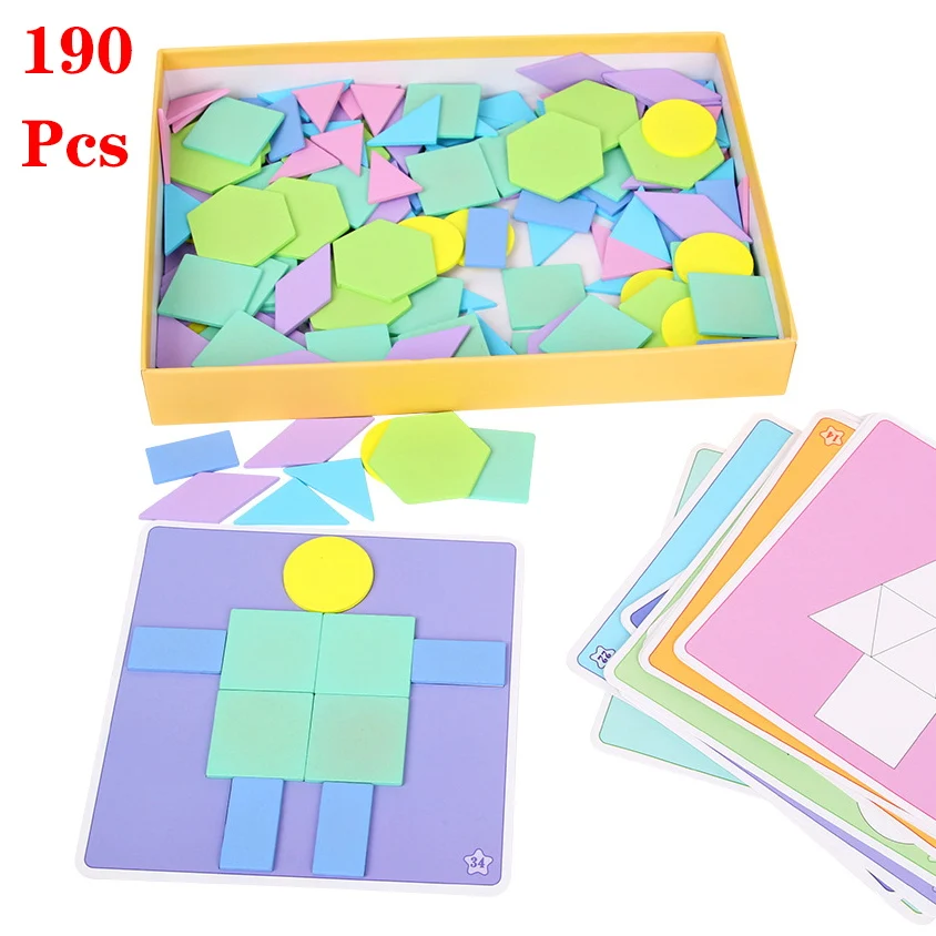 190Pcs Montessori Macaron Wooden Jigsaw Puzzle Board Set Colorful Baby Educational Toy for Children Learning Developing Toys
190Pcs Montessori Macaron Wooden Jigsaw Puzzle Board Set Colorful Baby Educational Toy for Children Learning Developing Toys