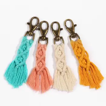 Macrame Tassel Key Chain Key Ring Keychain for Lady Handmade Keychain Bag Charm P31B
Macrame Tassel Key Chain Key Ring Keychain for Lady Handmade Keychain Bag Charm P31B
