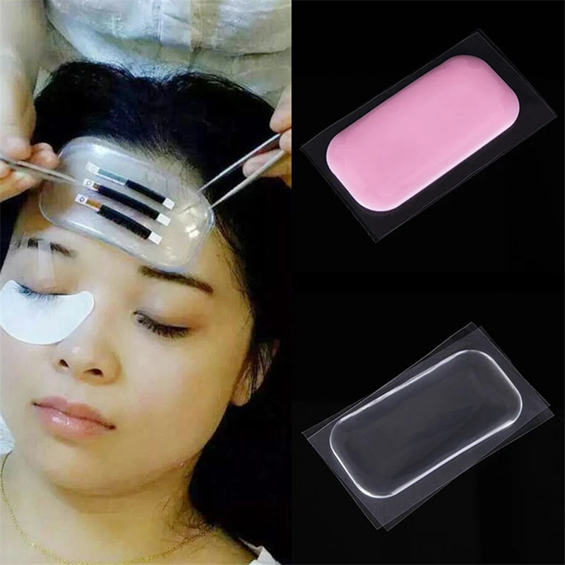 

Eyelashes Grafting Tools Fake Eyelash Silicone Pad False Eyelashes Holder Isolated Patches Maquiagem Forehead Pads Makeup Tools