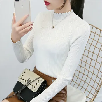 Winter Knitting Sweater Pullovers Autumn New Women's Long Sleeve Tops Turtleneck Knitted Sweater Woman Clothes Casual Streetwear
Winter Knitting Sweater Pullovers Autumn New Women's Long Sleeve Tops Turtleneck Knitted Sweater Woman Clothes Casual Streetwear