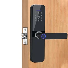 Digital password NFC card lockWireless electronic smart door lock with TTlock appHome security biometric fingerprint lock
Digital password NFC card lockWireless electronic smart door lock with TTlock appHome security biometric fingerprint lock