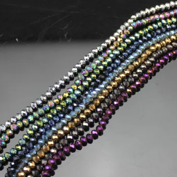 4mm 6mm 8mm Czech Loose Rondelle Plating AB Metal Color Crystal Beads For Handmade Jewelry Making Diy Spacer Faceted Glass Bead
4mm 6mm 8mm Czech Loose Rondelle Plating AB Metal Color Crystal Beads For Handmade Jewelry Making Diy Spacer Faceted Glass Bead