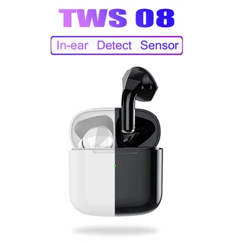 TWS 08 Wireless Headphones Bluetooth Earphones IPX5 Waterproof Hifi Stereo Bluetooth Headphone Sport Earbuds Headset For Phone
TWS 08 Wireless Headphones Bluetooth Earphones IPX5 Waterproof Hifi Stereo Bluetooth Headphone Sport Earbuds Headset For Phone