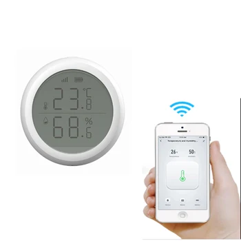 WIFI Wireless Temperature Humidity Sensor LCD Screen Display Work with TuYa ZigBee Battery Powered Security Alarm
WIFI Wireless Temperature Humidity Sensor LCD Screen Display Work with TuYa ZigBee Battery Powered Security Alarm