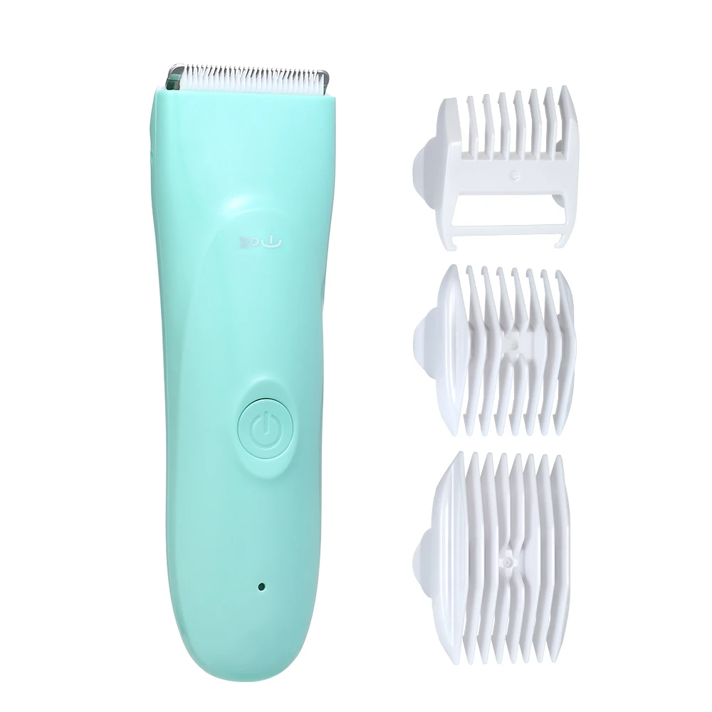 

Professional Baby Hair Clipper IPX-7 Waterproof Quiet & Rechargeable Trimmer Electric Hairdressing Tool with USB Cable for Kids